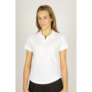 White fitted girls sports top (28" - 34")