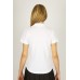 White fitted girls sports top (28" - 34")