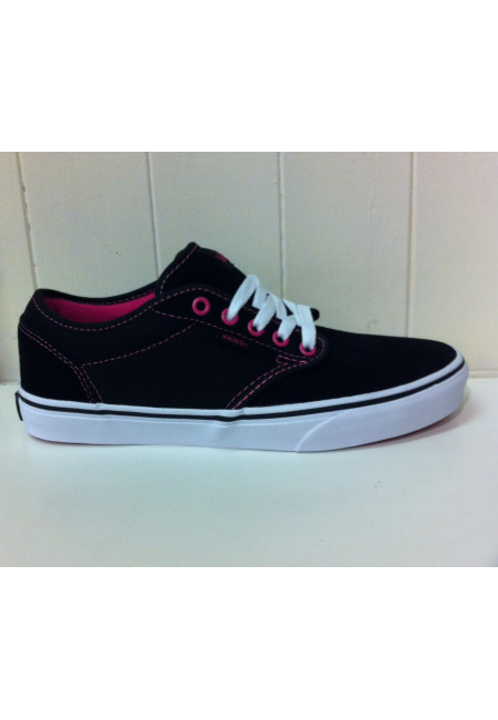 Ladies Atwood Black/Pink/White Vans