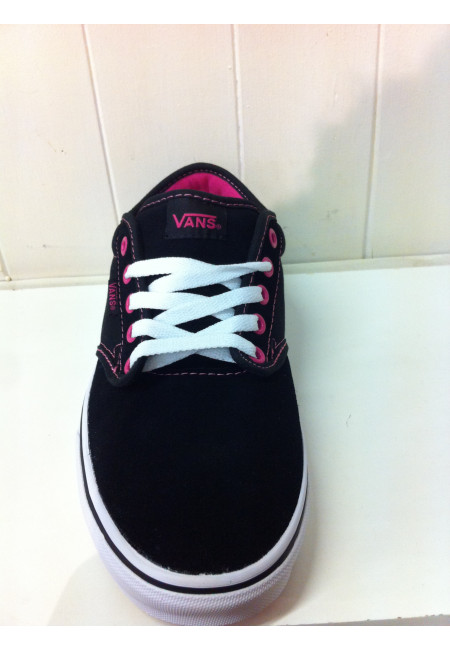 Ladies Atwood Black/Pink/White Vans