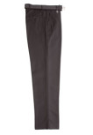 Boys Grey Long Leg Trousers With Belt 27" - 29"