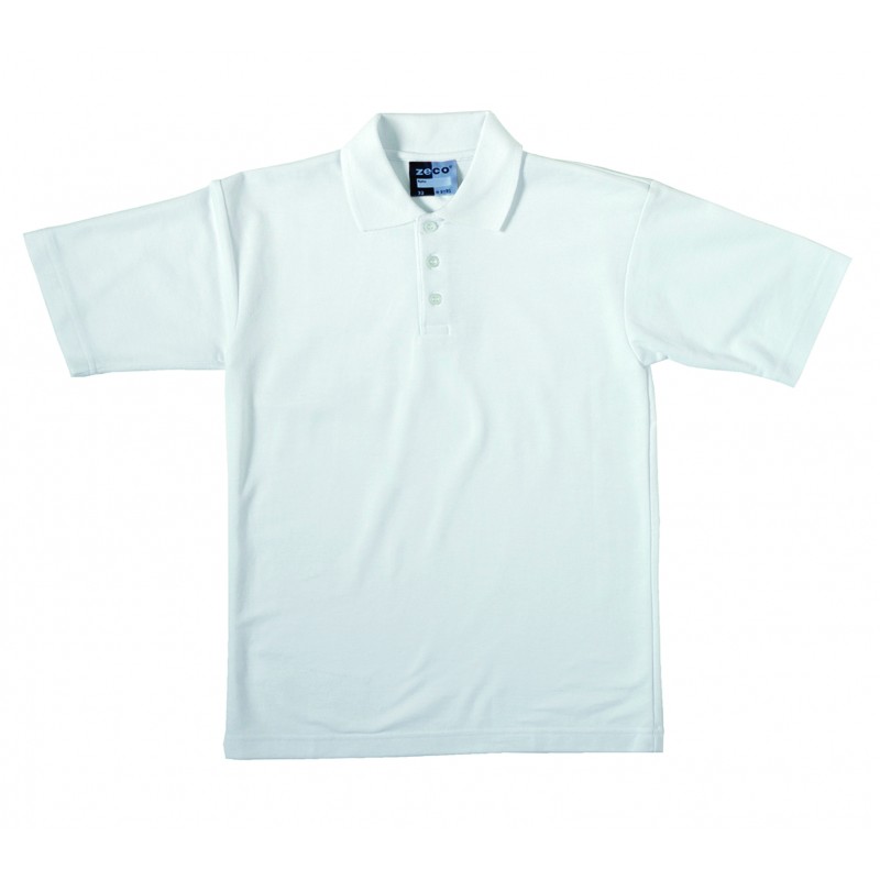White polo shirt (3-4 Years - 11-12 Years)