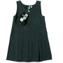 Girls Zeco Grey Flower Embroidery Pinafore