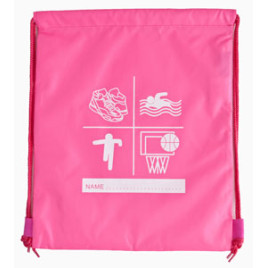 Pink side Drawsring PE / Swimming Bag