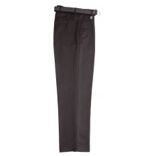 Boys Grey Regular Leg Trousers With Belt  26" - 28"